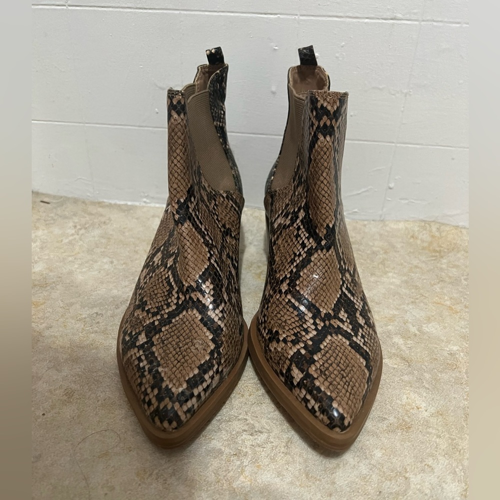 Steve Madden Snake Skin Boots
